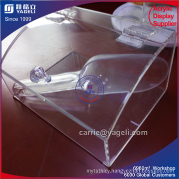 Chinese Factory Clear Acrylic Candy Dispenser with Spoon